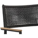 Nava Black Outdoor Stackable Dining Armchair, Set Of 2